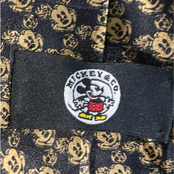 Vintage Mickey & Co Men’s Silk Neck Tie - Picture 3 of 4